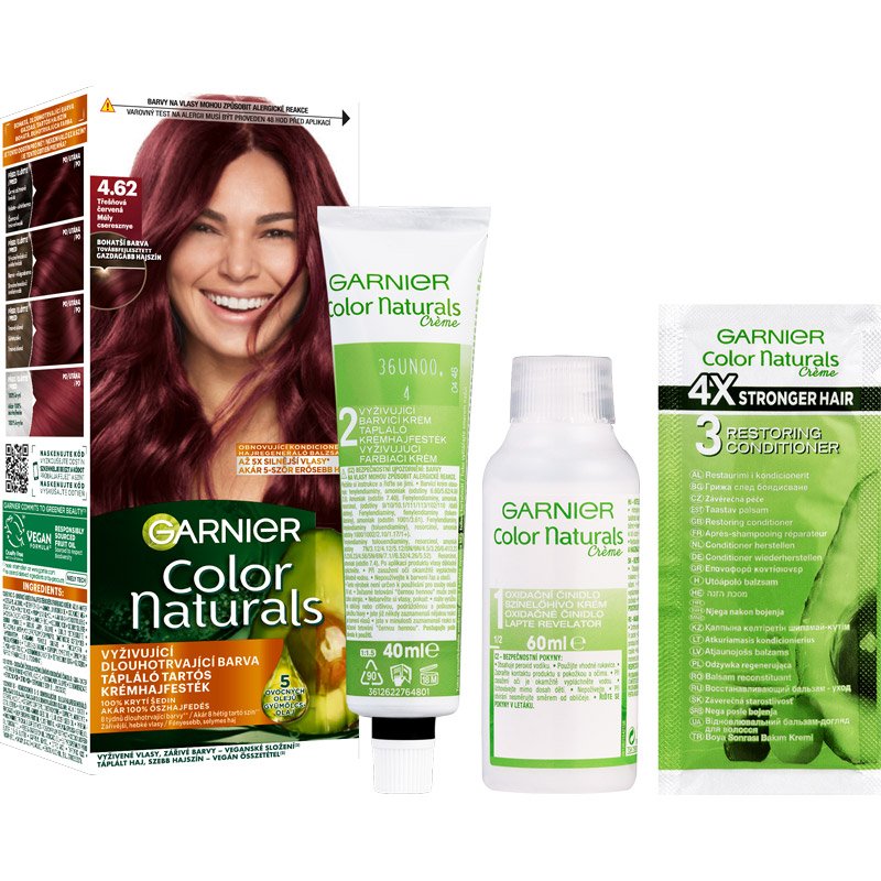 Color Naturals Tartós hajfesték 4.62 Mély cseresznye box